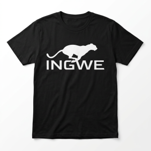 Black Casual Ingwe T-shirt