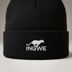 Knitted Beanie with Embroided Ingwe Logo